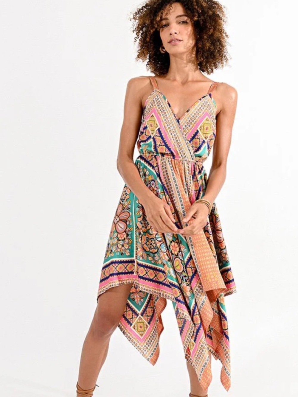 Molly Bracken Floral Asymmetrical Dress